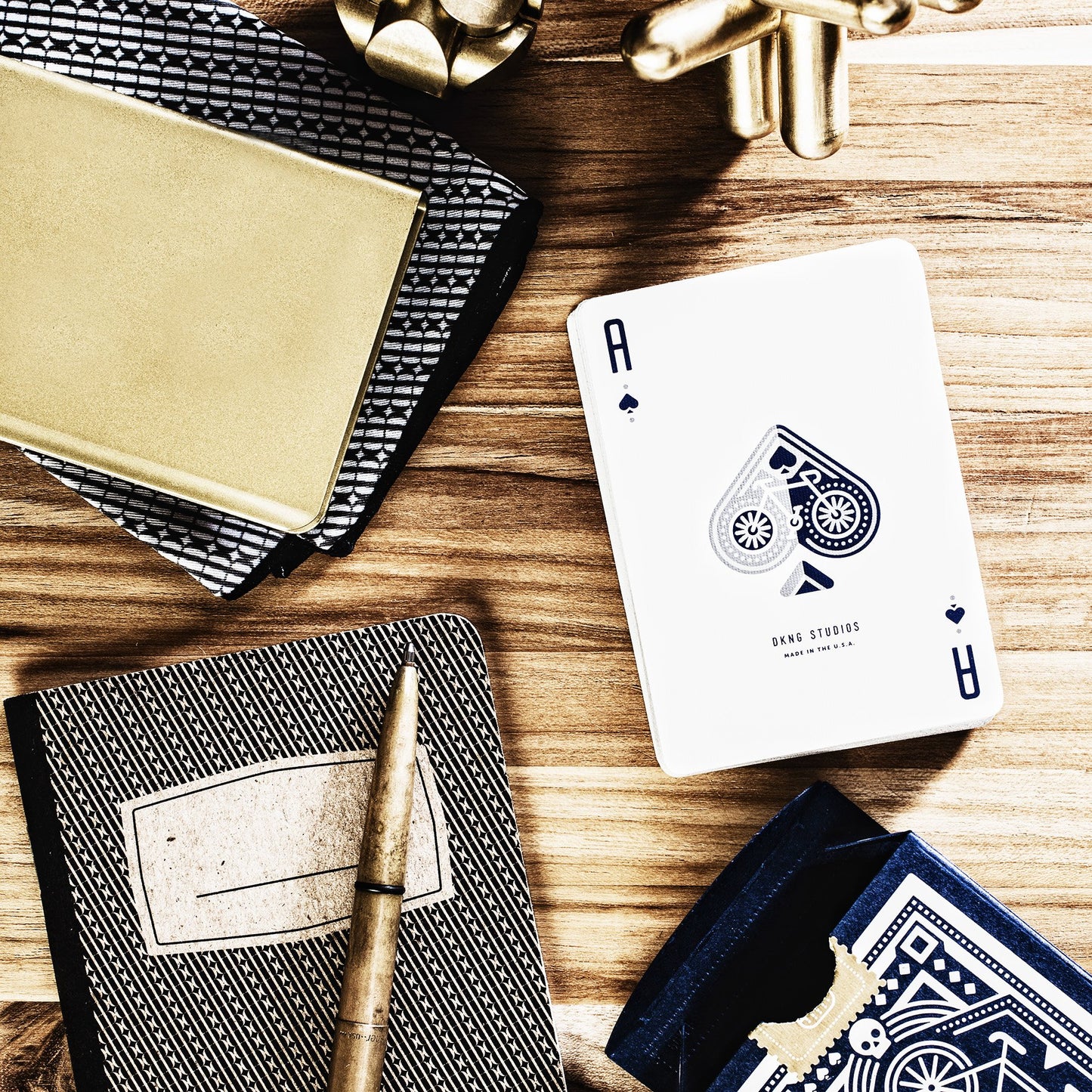 Mts Blue Wheel Playing Cards By Art Of Play