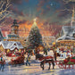 Ceaco - Thomas Kinkade - Holiday - Christmas Festival - 1000 Piece Jigsaw Puzzle