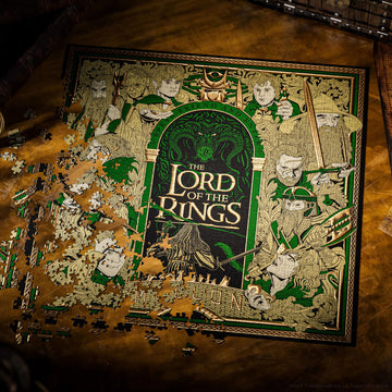 Theory11 Lord Of The Rings Jigsaw Puzzle - 1,000 Piece Jigsaw Puzzle - Officially Licensed Lord Of The Rings Merchandise & Colle
