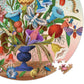 Eeboo: Piece And Love Crazy Bug Bouquet 500 Piece Round Jigsaw Puzzle, Jigsaw Puzzle For Adults And Families, Includes Glossy And Sturdy Pieces