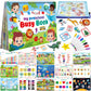 Mr.Tn Busy Book For Toddlers - Preschool Reading Activity Handwriting Busy Book, Montessori Sensory Learning & Education Toys, Christmas Birthday Travel Gifts For Age 3 4 5 6 Year Old Boys Girls