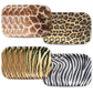 Havercamp Jungle Safari Party Plates! 16 Large Dinner Plates in Authentic, Life-Like Jungle Animal Hides! 4 ea. Leopard, Tiger,