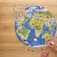 Ridley'S Endangered World 1,000-Piece Jigsaw Puzzle – Circular Animal Puzzle With Informational Image About Different Endangered Animals, Sturdy Storage Tube Included – Makes A Great Gift