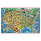 Maestral United States Illustrated 250 Piece Jigsaw Puzzle