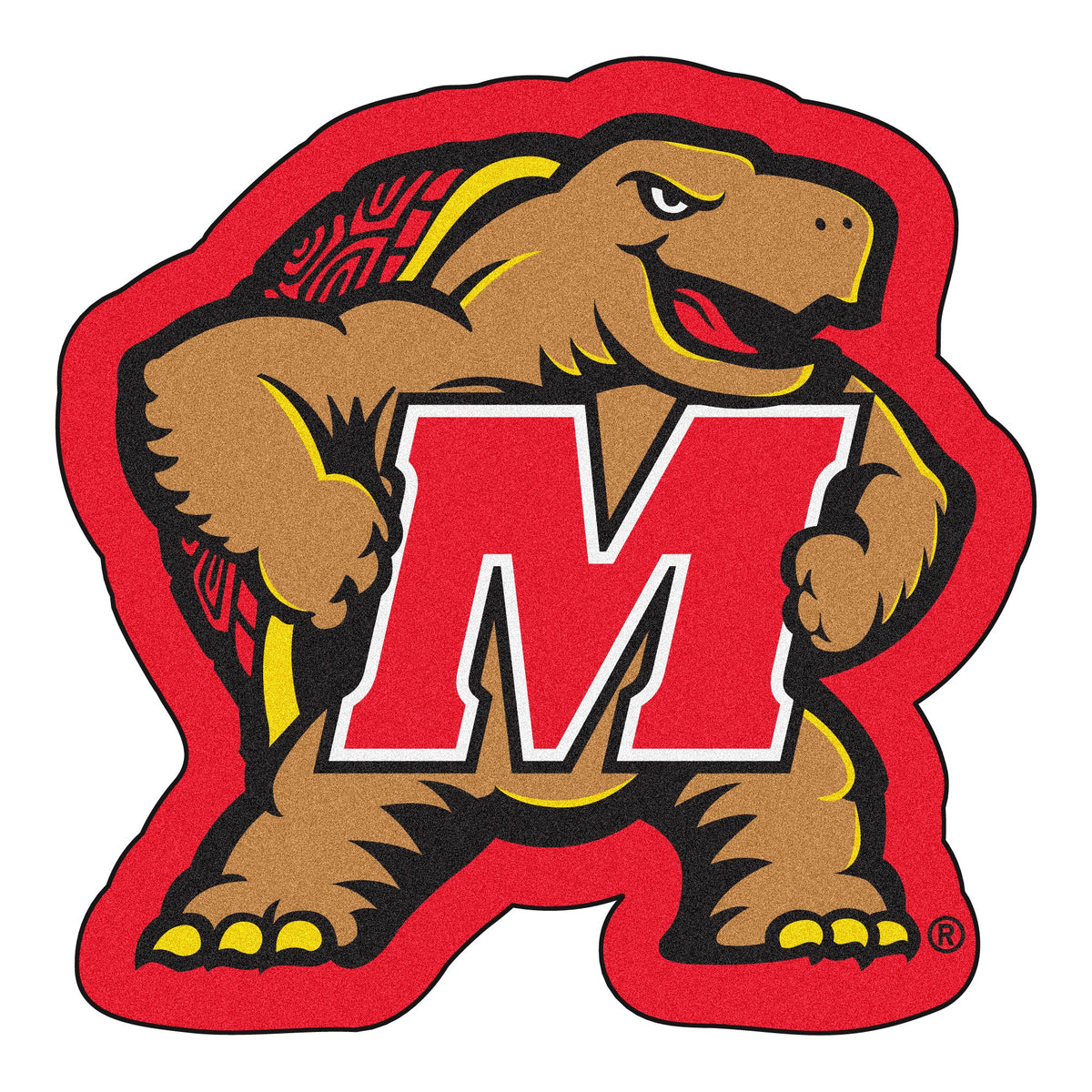 Maryland Mascot Mat Approx. 3 ft x 4 ft
