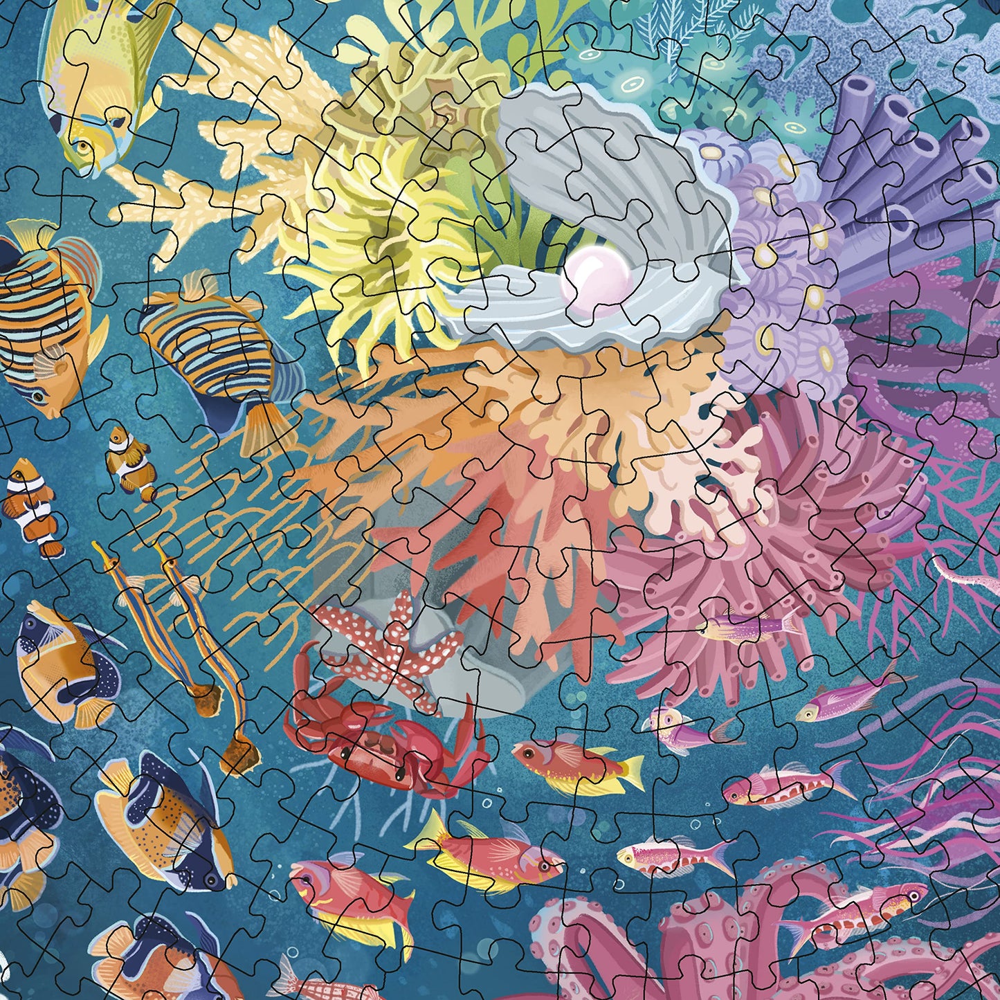Ravensburger Circle Of Colors: Ocean - 500 Piece Round Jigsaw Puzzle | Engaging Activity For Kids And Adults | Premium Quality | Sustainable Forestry Practices | Fsc Certified