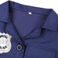 Gortykor Girls Police Officer Costume Cop Outfit For Girls Halloween Cop Dress Up (7-8 Years)