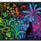 Elena Essex 1000 Piece Jigsaw Puzzle - Radiant Jungle, Cardboard, 28x20 inches, Vibrant Animal Bird Rainbow Gradient