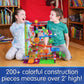 The Learning Journey Techno Gears Marble Mania - Glow in The Dark Marble Run (200+ pcs) for Kids Ages 8-14 - Award Winning Toy