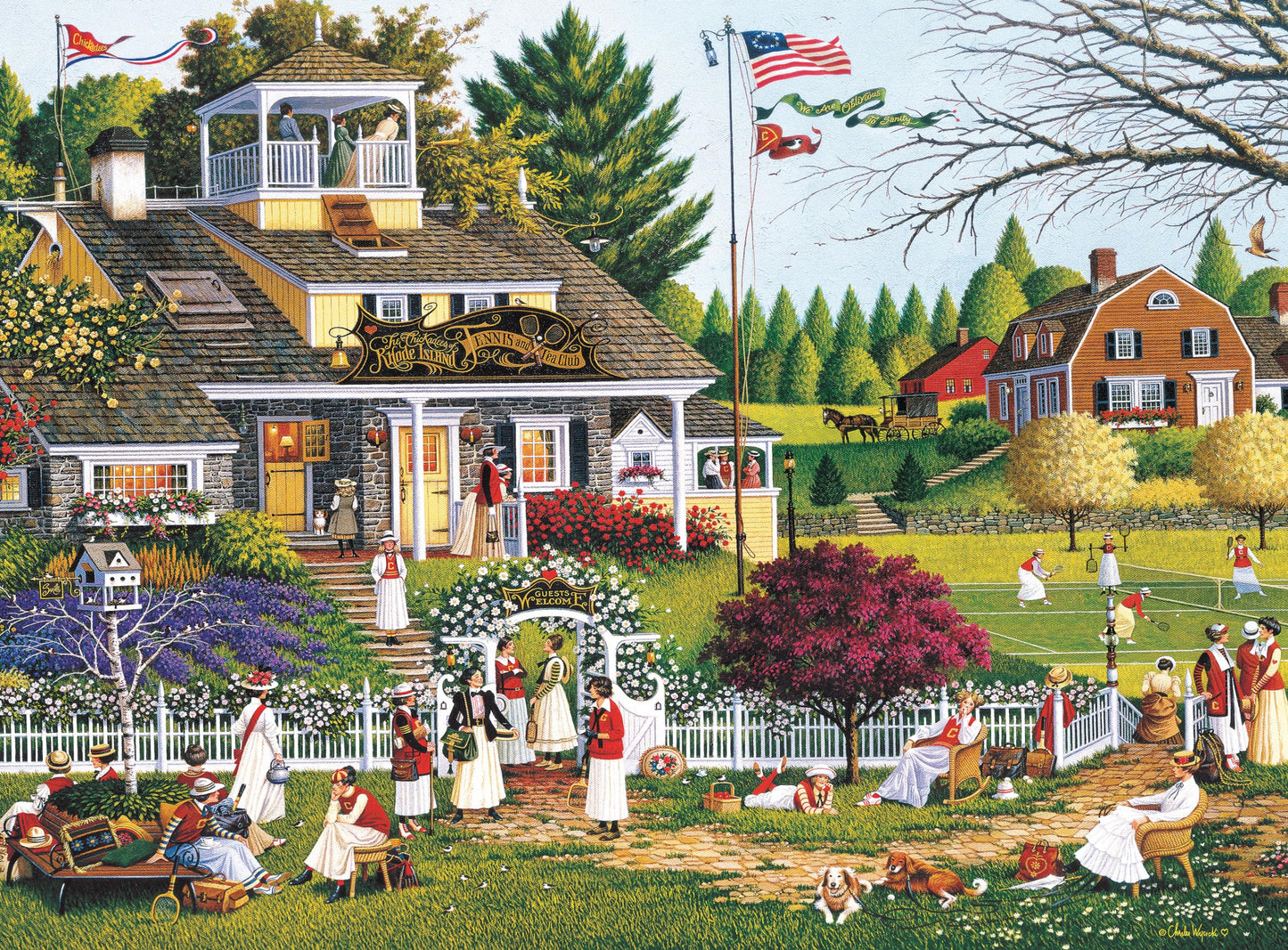 Buffalo Games - Silver Select - Charles Wysocki - Charles Wysocki - Love - 1000 Piece Jigsaw Puzzle For Adults - Challenging Puzzle Perfect For Game Night - Finished Size Is 26.75 X 19.75