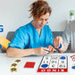Assistex Large Text Bingo Games for Seniors – 11 Double Sided Board Games for Dementia Patients – Easy to Hold Alzheimer's Games