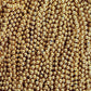 Dondor Festive Metallic Beaded Necklaces (72 Pack, GOLD)