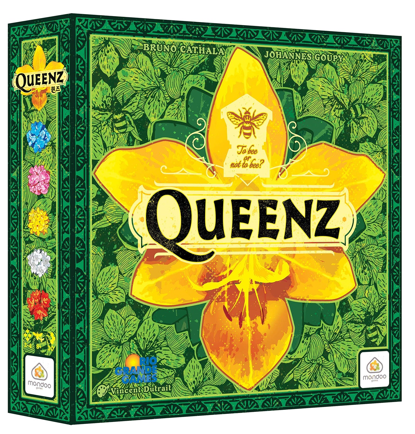 Rio Grande Games Queenz Board Game - Cardboard, Model Rio583, Fun Strategy Game