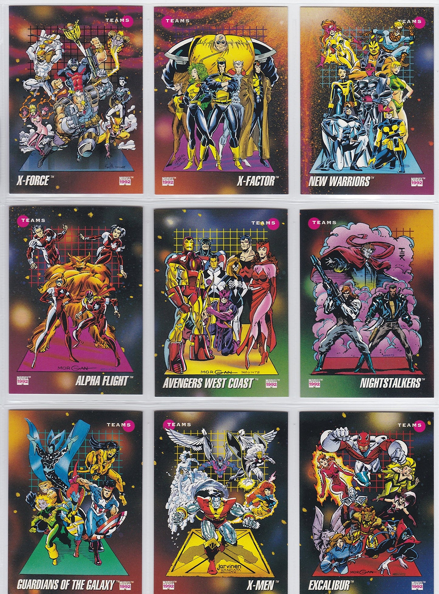 1992 Marvel Universe Series Iii Base Set Of 200 Cards Nm/M Spider-Man, X-Men