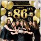 86Th Happy Birthday Banner Birthday Decorations For Men Birthday Party Decorations Birthday Backdrop