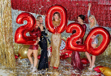 40 Inch Red 20 Number Balloons Giant 20 Balloons Red Birthday 20 Balloons 20Th Birthday Anniversary Party Decorations Supplies