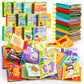 Joyin 12 Pcs Bath Books, Nontoxic Fabric Soft Crinkly Cloth Books, Waterproof, Bathtub Pool And Early Education First Toys For Infant Newborn Baby Toddlers Kids Birthday Gifts