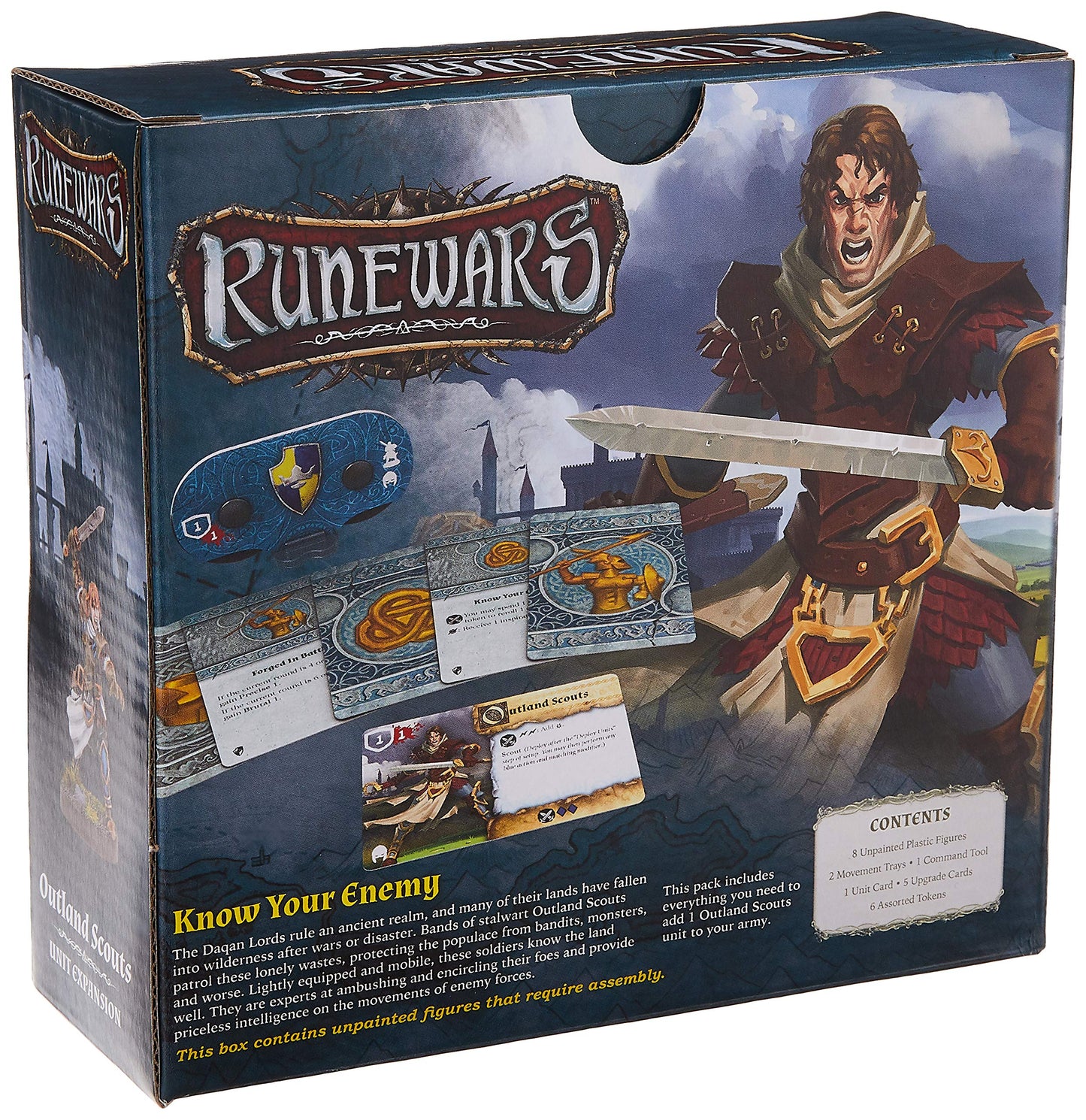 Fantasy Flight Games Runewars Miniatures Game: Outland Scouts Exp. Pack - RWM27, Plastic