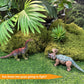Eku Easyku Dinosaur Toys Styracosaurus Brachiosaurus Eudimorphodon With Wing Flapping Action, Movable Head Attack Motion