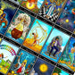 AstroMatrix Tarot Deck - Modern Symbolism & Guide, Large Cardstock, Multicolor, Model Astrotar78c