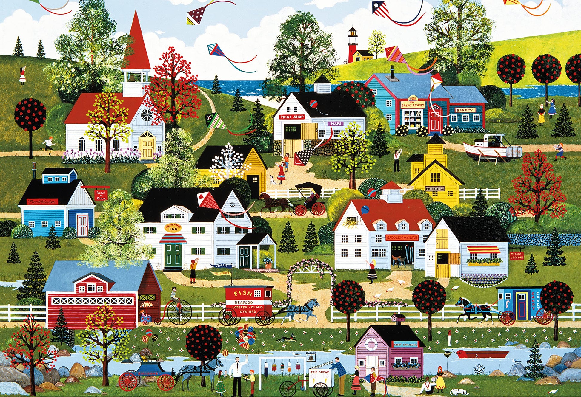 Ceaco - Jane Wooster Scott - On The Summer Wind - 2000 Piece Jigsaw Puzzle