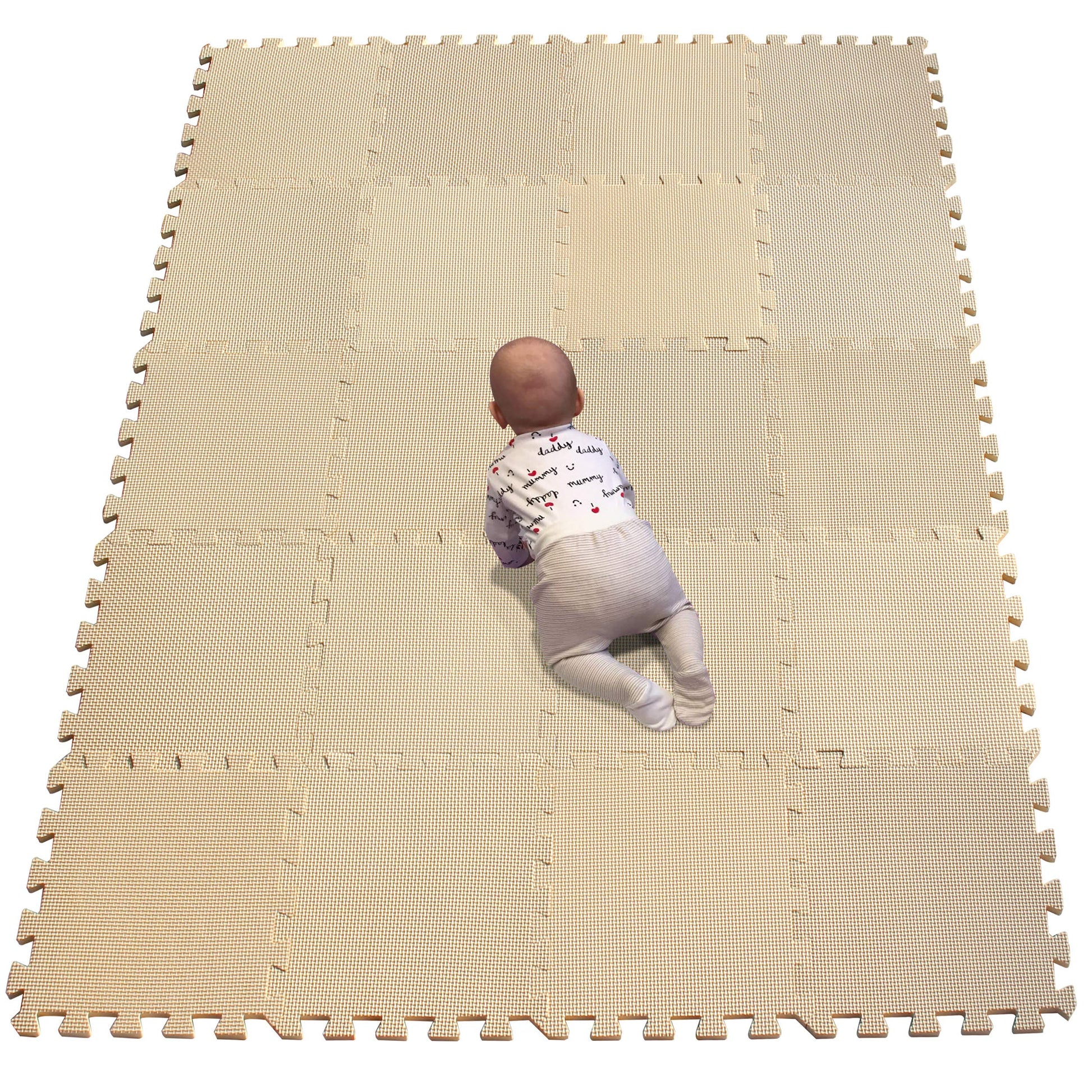 YIMINYUER 18 Tiles (30cm  30cm  1cm Each Tile) Baby Soft Puzzle Play Mats, Kids Thick EVA Foam Floor, Toddlers & Children's Soft