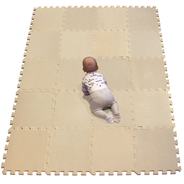 Yiminyuer Baby Playmats Floor Gyms Jigsaws Puzzles Jigsaw Accessories Puzzle Play Mats Floor Exercise Mats Frame,Fitness Yoga Mats Play Mat Crawling Mat Flooring Beige R10G301020