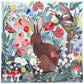 eeBoo: Piece and Love Poppy Bunny 1000-piece square mature-themed Jigsaw Puzzle  Jigsaw Puzzle for mature-themeds and Families  Includes Glossy  Sturdy Pieces and Minimal Puzzle Dust