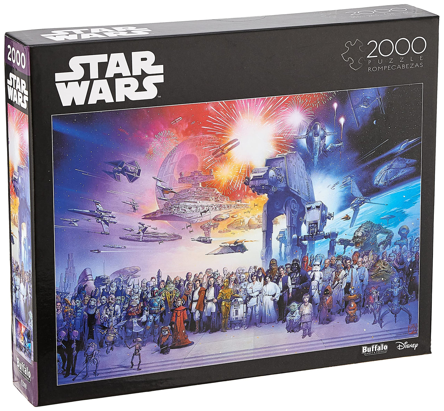 Buffalo Games Star Wars 2000 Piece Jigsaw Puzzle - You Were The Chosen One - Large Multicolor Paper Puzzle for Adults