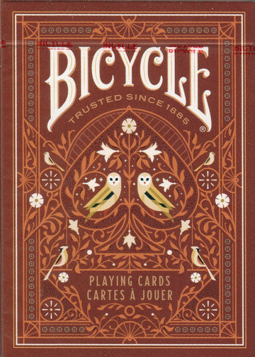 Bicycle Aviary Orange Playing Card Deck