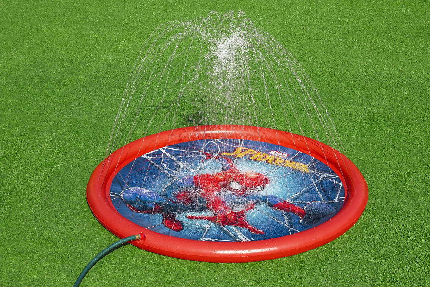 Marvel Spider-Man Splash Pad | Outdoor Sprinkler Water Toy For Children | Made For Kids Ages 2 And Up