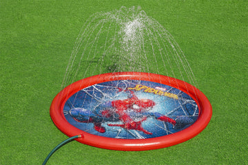 Marvel Spider-Man Splash Pad | Outdoor Sprinkler Water Toy For Children | Made For Kids Ages 2 And Up