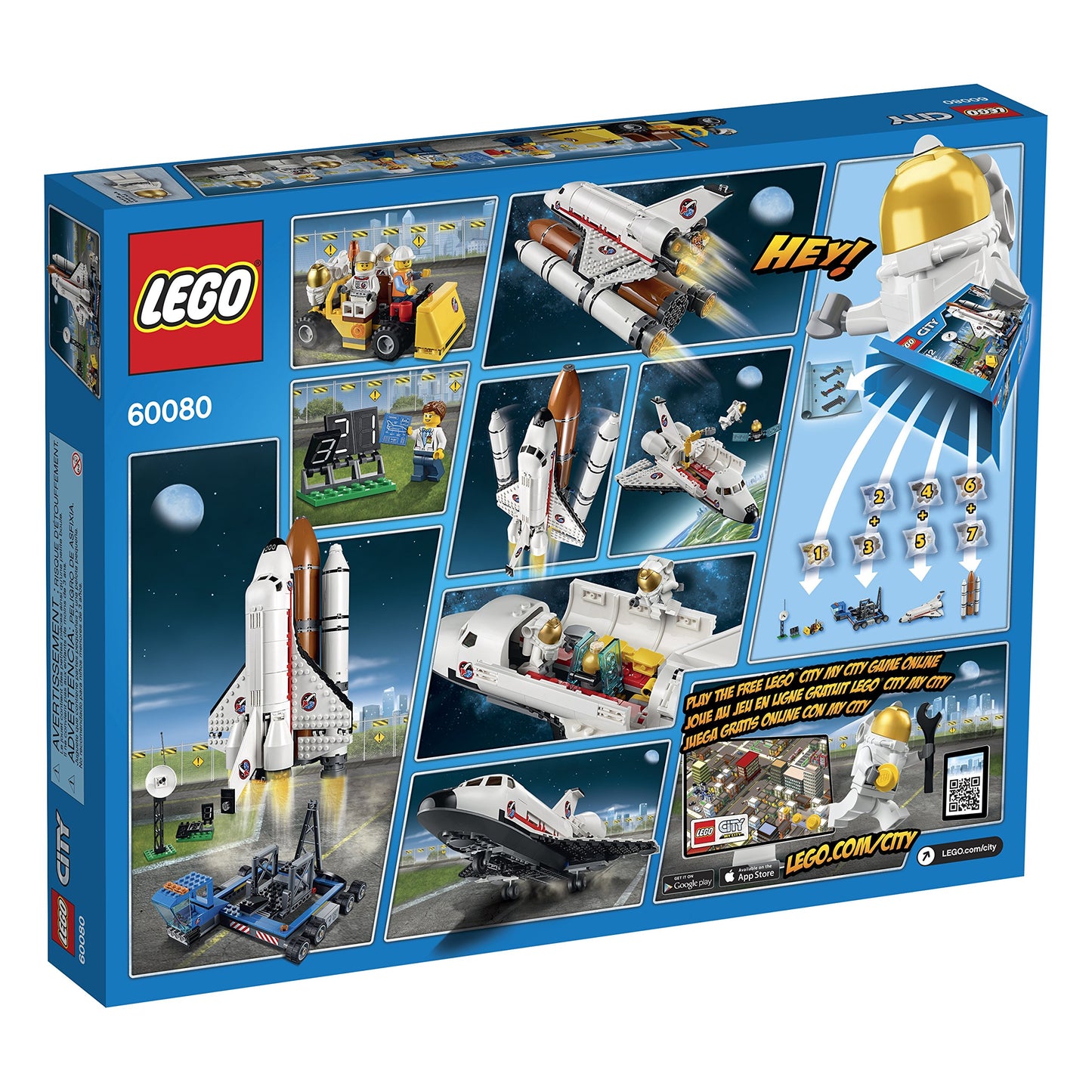 Lego City Space Port 60080 Spaceport Building Kit