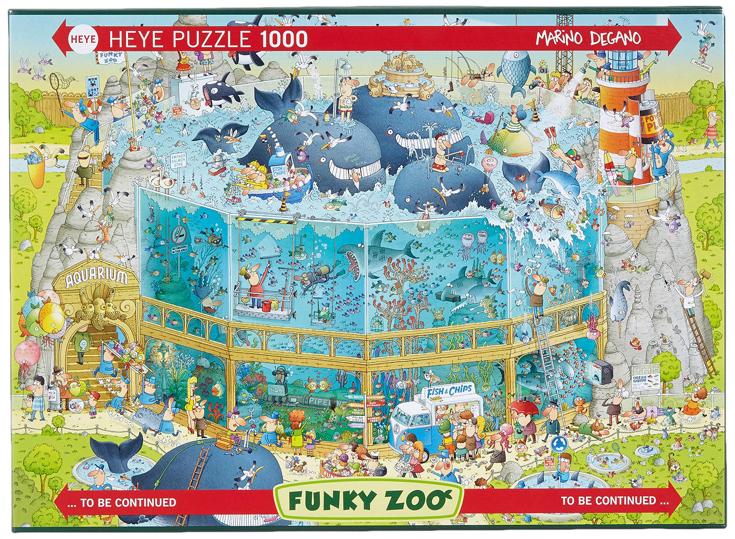 Heye 29777 'Ocean Habitat Puzzle (1000-Piece)