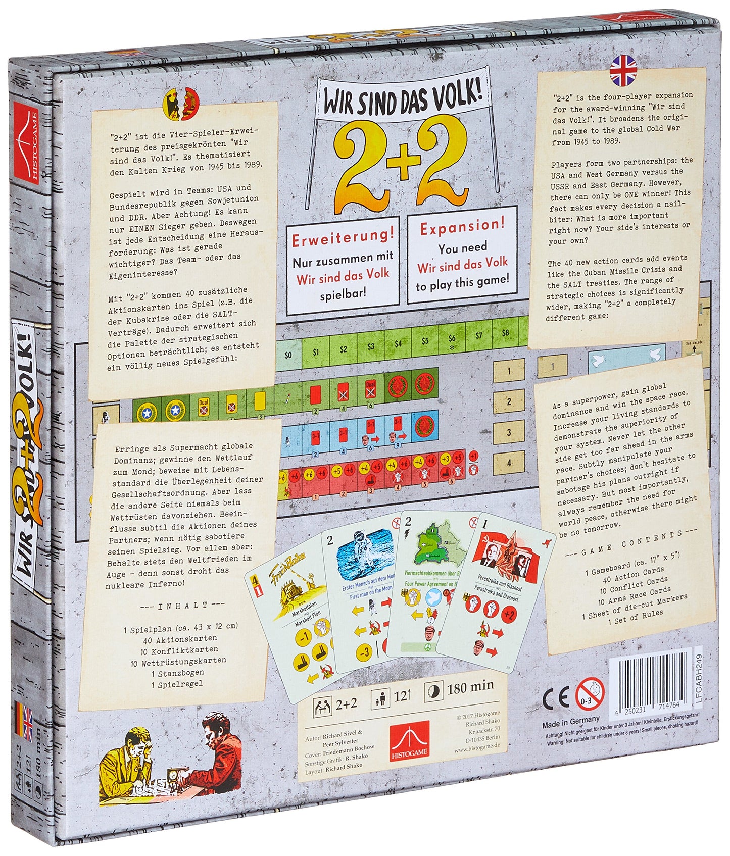 Histogame Spieleverlag His01947 Wir Sind Das Volk 2+2/4 Spieler Erweiterung Board Game