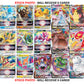 Pokémon VMAX/VSTAR Card Lot Bundle - 5 Full Art Etched Cards, Multicolor, Cardstock, No Duplicates, 5.28" x 7.32" x