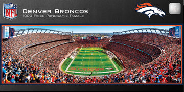 Denver Broncos Panoramic 1000 Pc End Zone