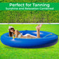 JAMBO Huge Round 76 x 76 Tanning Pool Lounger  Pool Float  Inflatable Sun Tanning Pool Float  Tanning Chair  Pool Floats mature-themed  Water Lounge Raft Pool Lounger mature-themeds  Tanning Raft Sunchill Tanning Bed