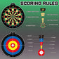 2-in-1 Magnetic Archery & Dartboard