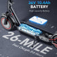 Electric Scooter 500W Motor 26 Miles Range Up To 18 Mph Dual Braking Hydraulic Shock Absorbers Portable Folding Electric Scooter