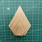 Itajime Shibori Square Templates 4, 3, 2, 1 - 8 Piece Set