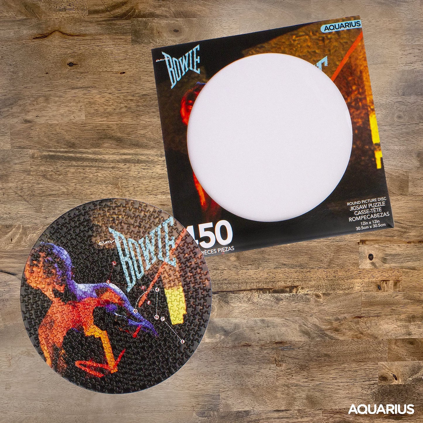 Aquarius David Bowie Let'S Dance Record Disc Puzzle (450 Piece Jigsaw Puzzle) - Officially Licensed David Bowie Merchandise & Co
