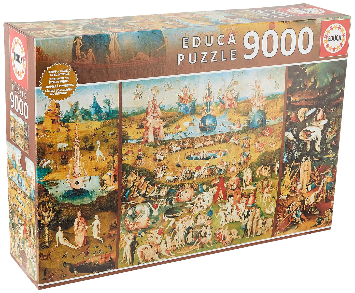 Educa 9,000 Piece Puzzle - The Garden Of Earthly Delights