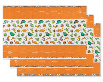 American Greetings Dinosaur Birthday Party Supplies, Plastic Table Covers (3-Count)