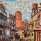Springbok'S 500 Piece Jigsaw Puzzle Old Western Town - Made In Usa