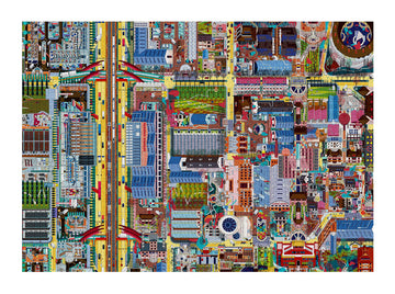 Cloudberries Crossroads Puzzle, Beautiful, Challenging Street Map Puzzle For Adults, Super Detailed 1000 Piece Jigsaw Puzzles