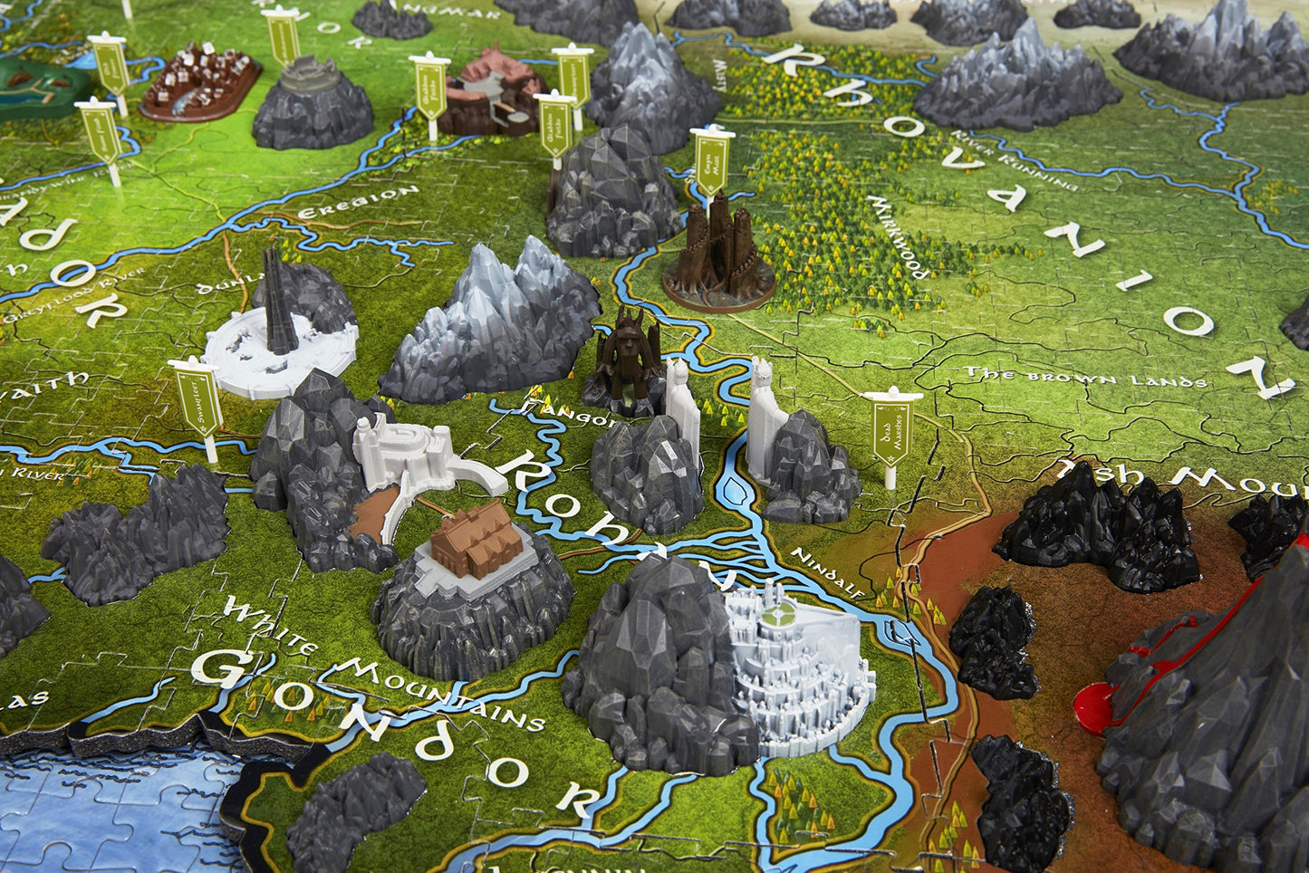 4D Cityscape Lord of The Ring Middle Earth 3D Time Puzzle (1390 Piece)