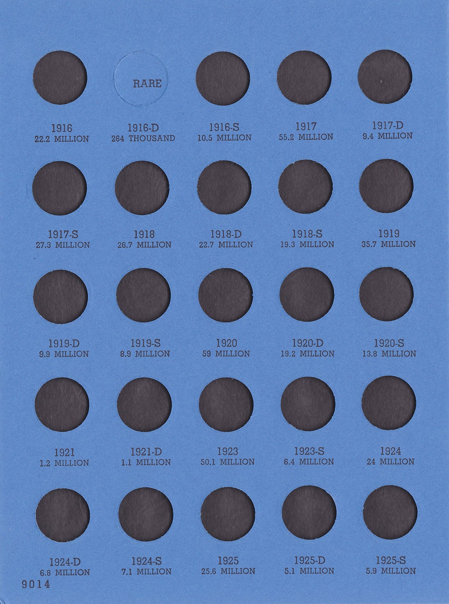 Whitman Mercury Dime Folder (1916-1945) #9014 By Whitman Coins