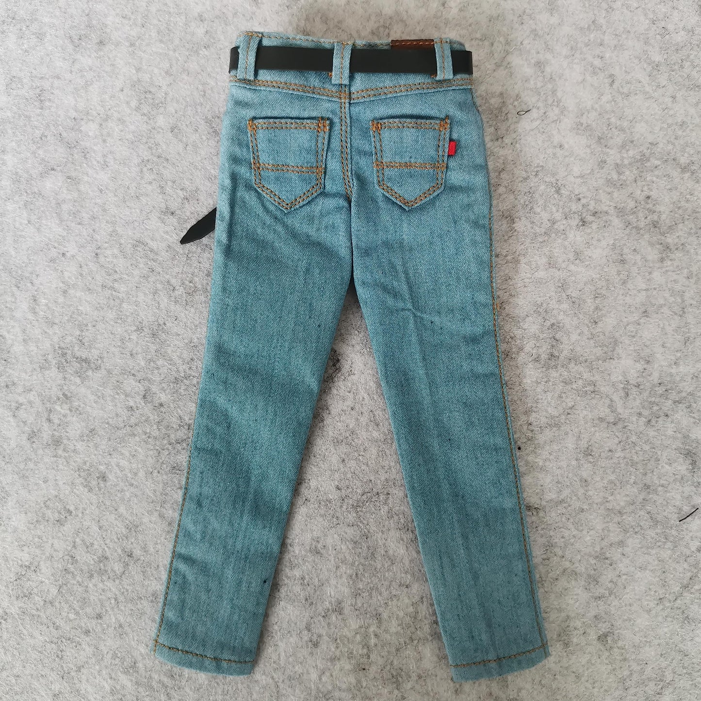 1/6 Custom Scale Blue Jeans Pants For 12'' Male Action Figure Doll Clothes Toy (Light Blue)