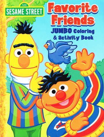 Bendon Publishing International Sesame Street Elmo Jumbo Coloring Book - Favorite Friends
